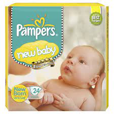 PAMPERS NEW BORN DIAPERS 24N                    